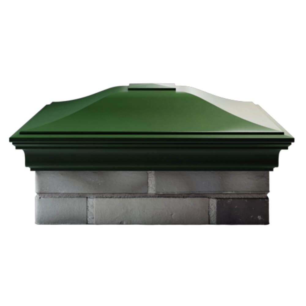 Колпак Zking Монблан Зеленый на столб 2х2 кирпича (515х515мм) в Урае фото