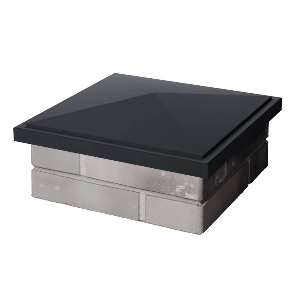 Колпак Zking БонаМоно Серый на столб 1.5х1.5 кирпича (385х385, 400х400мм) в Урае фото