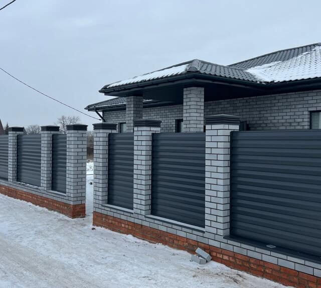 Колпак Zking Бона ХайТек Серый на столб 1.5х1.5 кирпича (385х385мм) в Урае фото