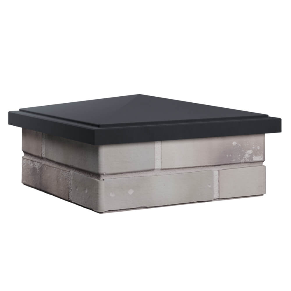 Колпак Zking БонаМоно Серый на столб 1.5х1.5 кирпича (385х385, 400х400мм) в Урае фото