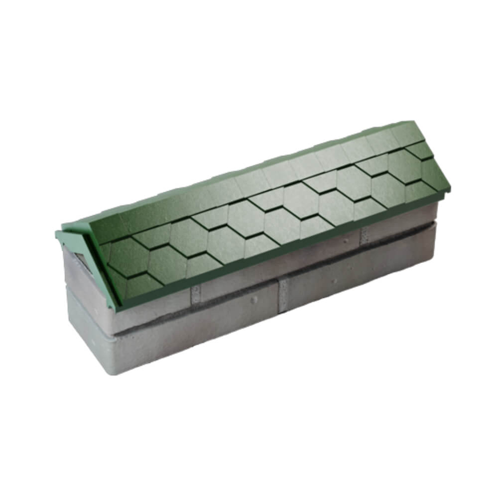 Парапет Zking Эверест Зеленый с посадкой на 0.5 кирпича (130мм) в Урае фото