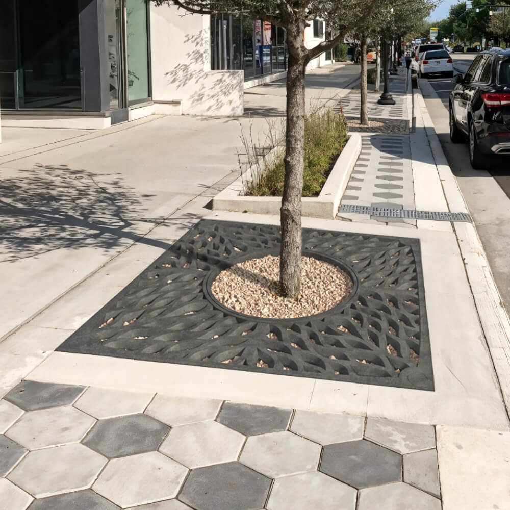 Приствольная решетка для дерева ZKING CRUST 2х2м Черная в Урае фото