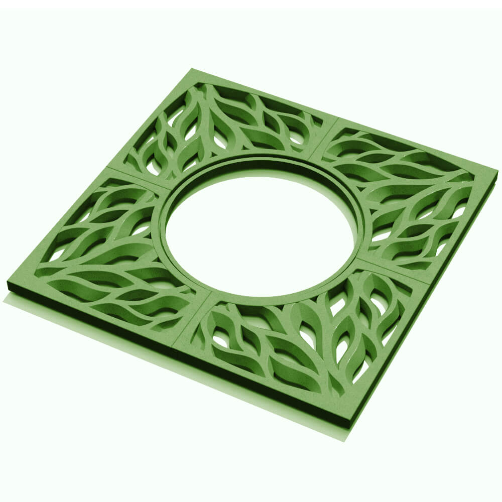 Приствольная решетка для дерева ZKING CRUST 1.2х1.2м Зеленая в Урае фото