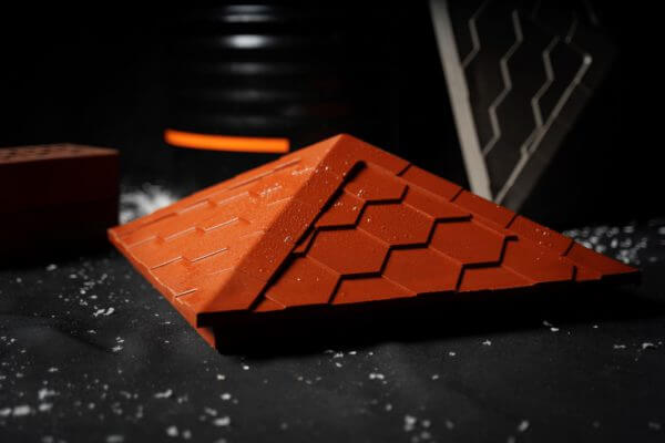 Колпак Zking Эверест Красный на столб 1.5х1.5 кирпича (390х390мм) в Урае фото