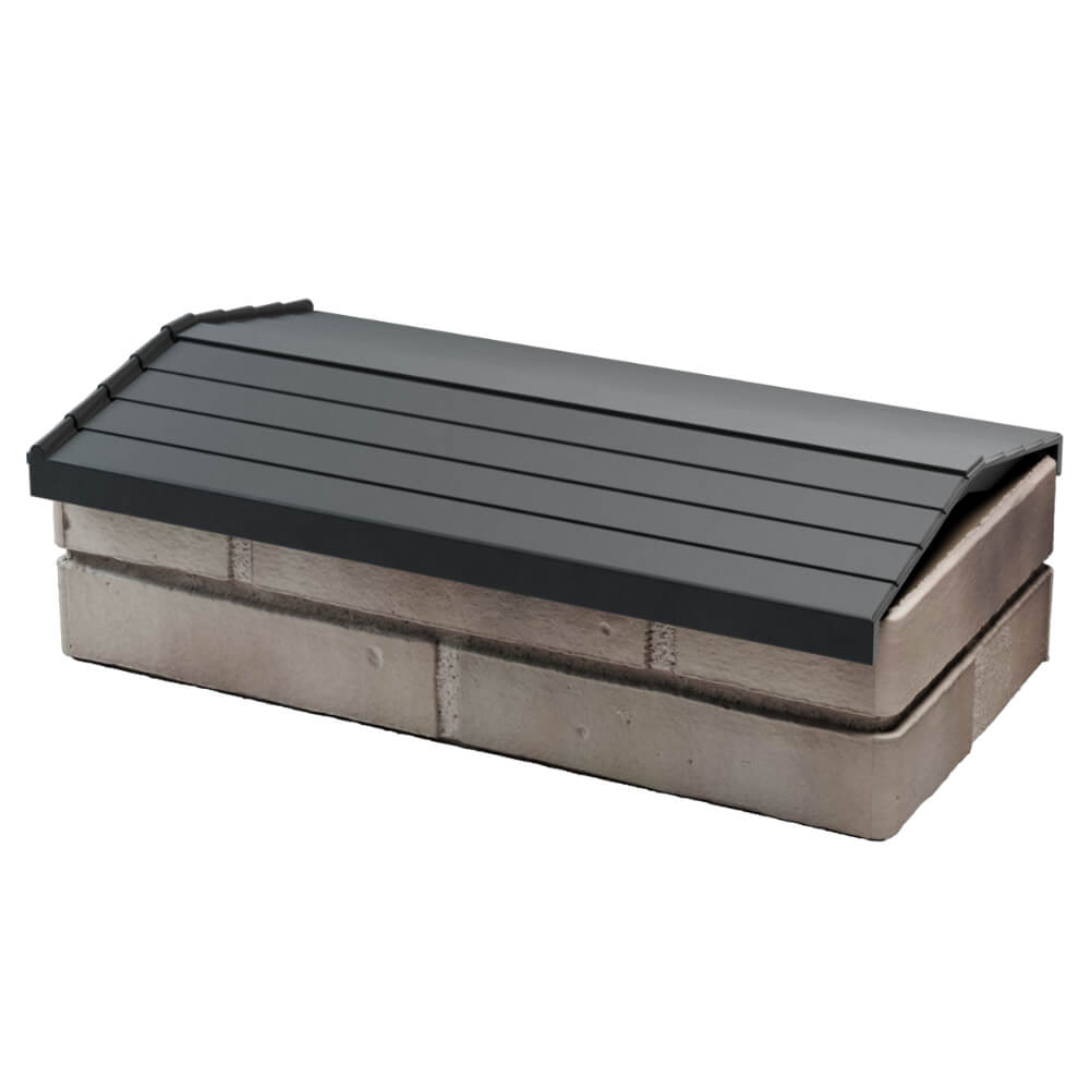 Парапет Zking Бона ХайТек Серый с посадкой на 1 кирпич (200/225/255мм) в Урае фото