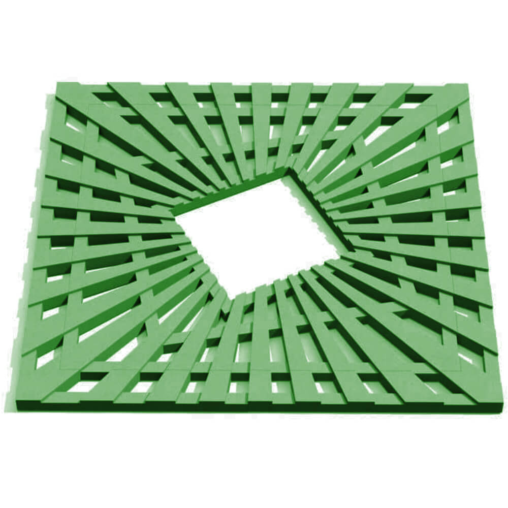 Приствольная решетка для дерева ZKING ATMOSPHERE 1.2х1.2м Зеленая Урай фото