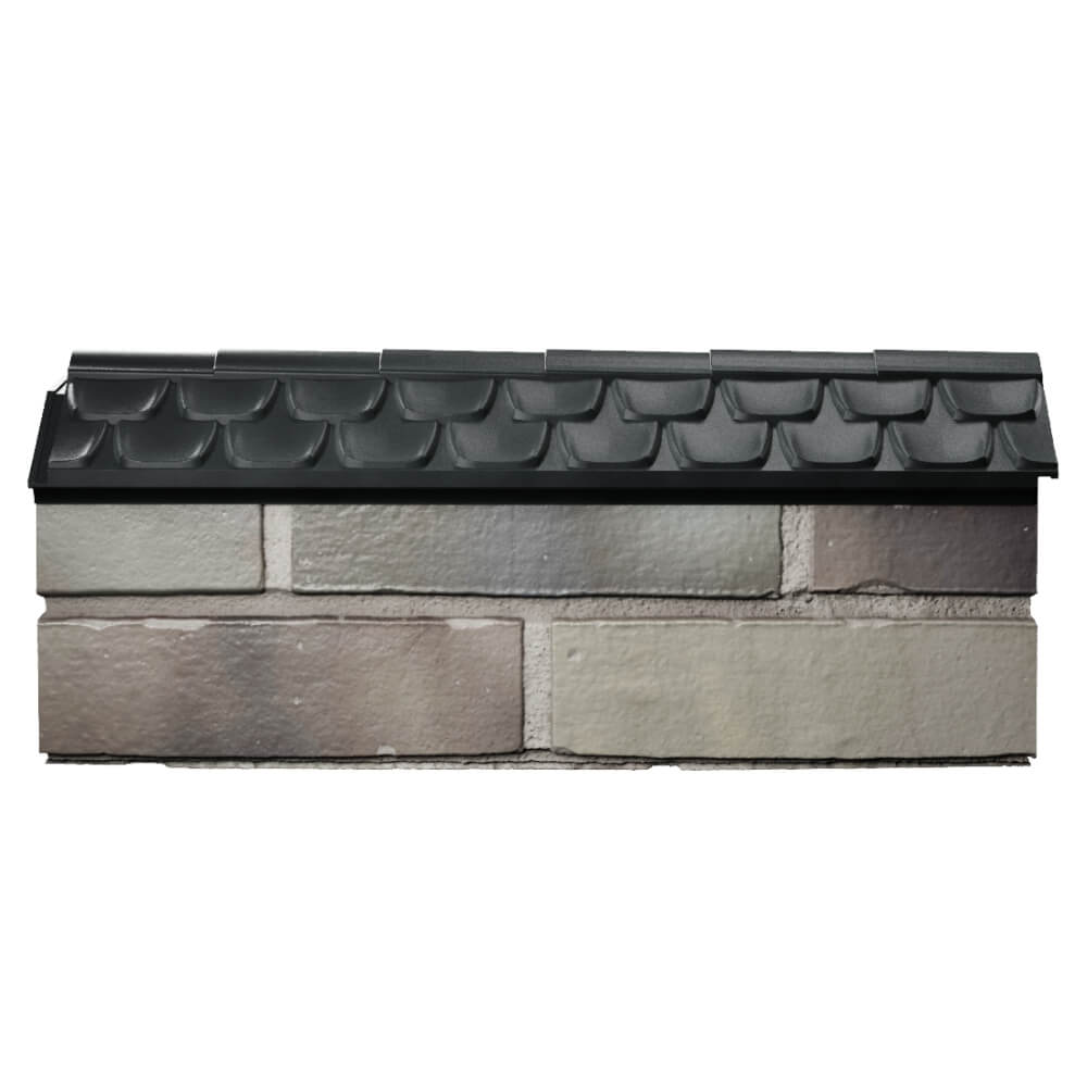 Парапет Zking Эльбрус Черный с посадкой на 0.5 кирпича (130мм) в Урае фото